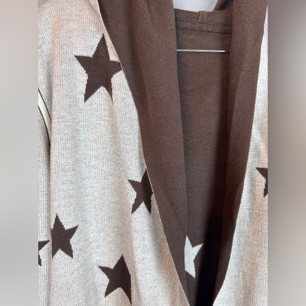 Splendid Sydney Hooded Reversible Cardigan- Sz Medium - Picture 8 of 12